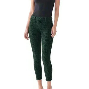 NWT DL1961 Florence Crop Jeans - Snow Leopard-Size 29-Runs Small per review